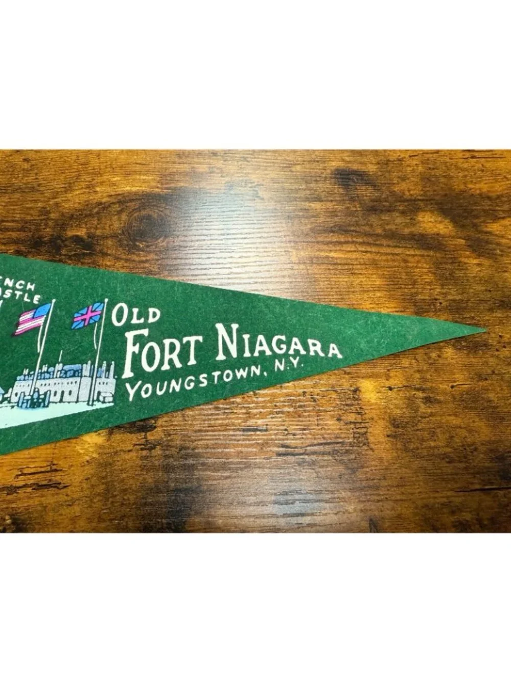 Vintage Old Fort Niagara Youngstown, N.Y. pennant